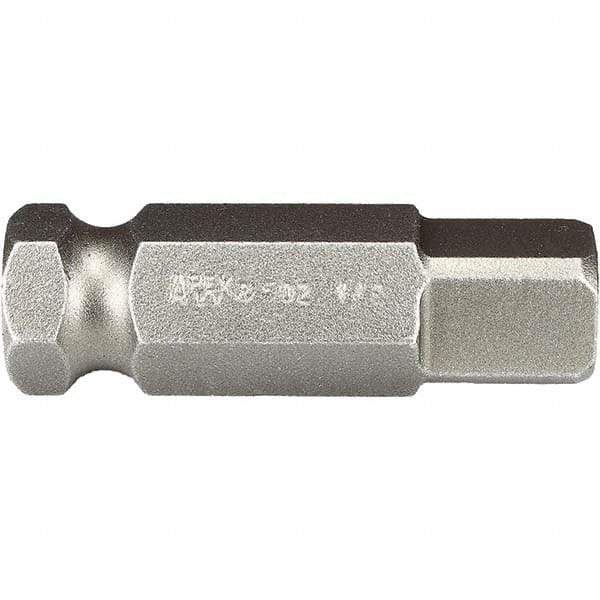 Apex - 1/2" Square Size Hex to Square Extension - 7/16" Hex Drive, 3" OAL - USA Tool & Supply