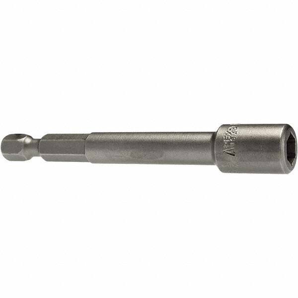 Apex - 1/4" Magnetic Nutsetter - 1/4" Hex Drive, 3" OAL - USA Tool & Supply