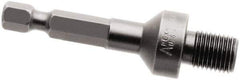 Apex - 3/8-24 Hex to Threaded Adapter - 1/4" Hex Drive, 2-1/4" OAL - USA Tool & Supply