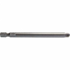 Apex - #10 Torq-Set Bit - 1/4" Hex Drive, 3-1/2" OAL - USA Tool & Supply