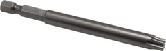 Apex - T40 Torx Bit - 1/4" Hex Drive, 3-1/2" OAL - USA Tool & Supply