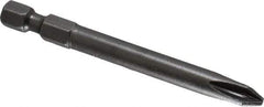 Apex - PZ.2 Posidriv Screwdriver Bit - 1/4" Hex Drive, 2-3/4" OAL - USA Tool & Supply