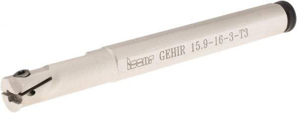 Iscar - GEHI, Internal, Right Hand, 0.118" Max Depth of Cut, 0.095 to 1/8" Groove Width, Indexable Grooving Tool Holder - GE.I Insert Compatibility, 5/8" Shank Width, 6" OAL, Through Coolant - USA Tool & Supply