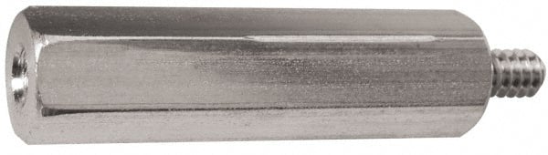 Electro Hardware - #6-32, 0.531" OAL, 1/4" Across Flats, Stainless Steel Male/Female Hex Circuit Board Standoff - USA Tool & Supply