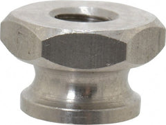 Electro Hardware - 1/4-20" UNC Thread, Uncoated, Grade 303 Stainless Steel Hex Thumb Nut - USA Tool & Supply