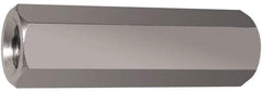 Electro Hardware - M2.5x0.45, 14mm OAL, 4.5mm Across Flats, Stainless Steel Hex Fully Threaded Female Circuit Board Standoffs - 14mm Thread Depth, 14mm Body Length, Uncoated - USA Tool & Supply