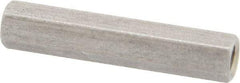 Electro Hardware - M3x0.50, 24mm OAL, 4.5mm Across Flats, Stainless Steel Hex Partially Threaded Female Circuit Board Standoffs - 6.4mm Thread Depth, 24mm Body Length, Uncoated - USA Tool & Supply