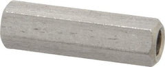 Electro Hardware - M4x0.70, 22mm OAL, 6mm Across Flats, Stainless Steel Hex Partially Threaded Female Circuit Board Standoffs - 22mm Thread Depth, 22mm Body Length, Uncoated - USA Tool & Supply