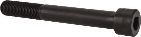 Holo-Krome - 1-1/2 - 6 UNC Hex Socket Drive, Socket Cap Screw - Alloy Steel, Black Oxide Finish, Partially Threaded, 12" Length Under Head - USA Tool & Supply