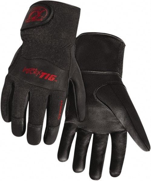 Steiner - Size XL Unlined Kidskin Welding Glove - 10" OAL, Hook & Loop Cuff, For TIG - USA Tool & Supply