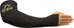 Steiner - Size Universal, Black Carbon Fiber Knit Welding Sleeve - 18" Long Sleeve, Made with Thumb Hole - USA Tool & Supply