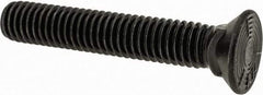 Value Collection - 3/8-16 UNC, 2-1/4" OAL, Steel Plow Bolt - Uncoated, Grade 5 - USA Tool & Supply
