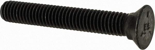 Value Collection - 7/16-14 UNC, 3" OAL, Steel Plow Bolt - Uncoated, Grade 5 - USA Tool & Supply
