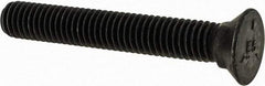 Value Collection - 7/16-14 UNC, 3" OAL, Steel Plow Bolt - Uncoated, Grade 5 - USA Tool & Supply