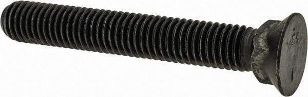 Value Collection - 1/2-13 UNC, 3-1/2" OAL, Steel Plow Bolt - Uncoated, Grade 5 - USA Tool & Supply