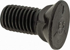 Value Collection - 5/8-11 UNC, 1-1/2" OAL, Steel Plow Bolt - Uncoated, Grade 5 - USA Tool & Supply