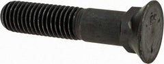 Value Collection - 5/8-11 UNC, 3" OAL, Steel Plow Bolt - Uncoated, Grade 5 - USA Tool & Supply