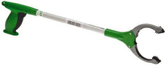 Unger - 24" Long Trash Pick Up Tool - Aluminum, Use for Bottles, Cans, Debris, Paper - USA Tool & Supply