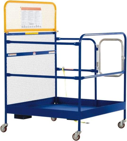 Vestil - 60" Platform - Forklift Work Platform, 1,000 Lb Capacity, 60" Platform Height, 48" Base Width x 48" Base Depth - USA Tool & Supply
