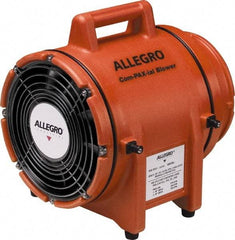 Allegro - 8" Inlet, Electric AC Axial Blower - 0.33 hp, 831 CFM, 115 Max Voltage Rating - USA Tool & Supply