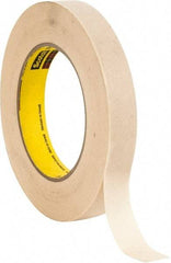 3M - 3/4" Wide x 60 Yd Long Tan Paper Masking Tape - Series 234, 5.9 mil Thick, 27 In/Lb Tensile Strength - USA Tool & Supply