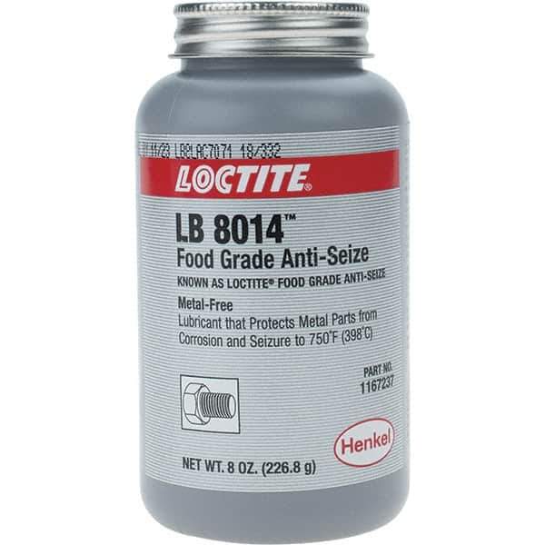 Loctite - 8 oz Brush Top General Purpose Anti-Seize Lubricant - Metal Free, 750°F - USA Tool & Supply