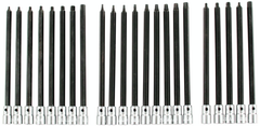 22 Piece - 3/32" - 1/4"; Hex Metric 2.5 - 6.0mm & Torx® T8 - T40 1/4" Drive - 6: OAL - Hex Inch Bit Socket Set - USA Tool & Supply