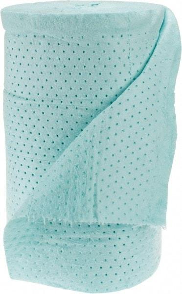 PRO-SAFE - 58 Gal Capacity per Package, Universal Roll - 150' Long x 30" Wide, Green, Polypropylene - USA Tool & Supply