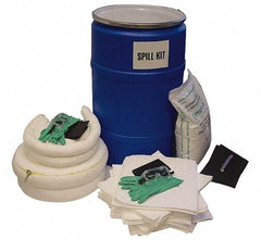 PRO-SAFE - Universal & Universal/Chemical Spill Kit - 55 Gal Polypropylene Drum - USA Tool & Supply