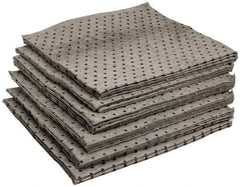 PRO-SAFE - 33 Gal Capacity per Package, Universal Pad - 17" Long x 15" Wide, Gray, Polypropylene - USA Tool & Supply