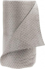 PRO-SAFE - 60 Gal Capacity per Package, Universal Roll - 150' Long x 30" Wide, Gray, Polypropylene - USA Tool & Supply