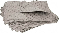 PRO-SAFE - 33 Gal Capacity per Package, Universal Pad - 17" Long x 15" Wide, Gray, Polypropylene - USA Tool & Supply