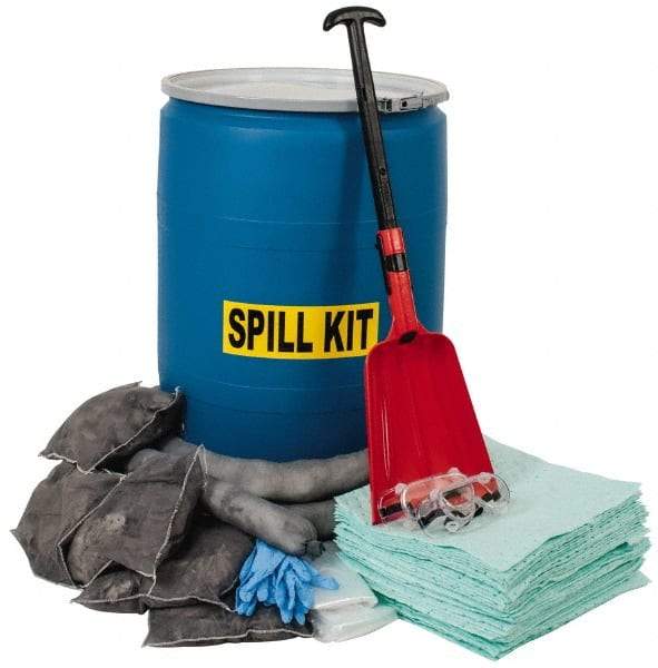 PRO-SAFE - Universal Spill Kit - 55 Gal Polypropylene Drum - USA Tool & Supply
