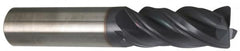Accupro - 1" Diam 4 Flute Solid Carbide 0.03" Corner Radius End Mill - USA Tool & Supply