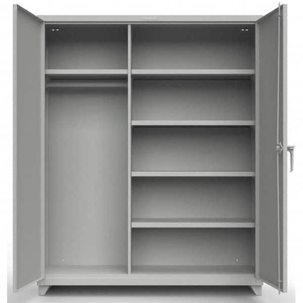Strong Hold - Storage Cabinets Type: Wardrobe Width (Inch): 60 - USA Tool & Supply