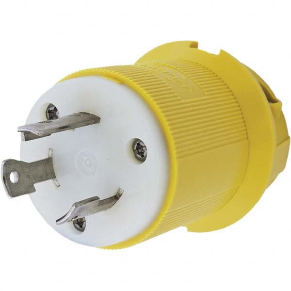 Hubbell Wiring Device-Kellems - 250V 30A NEMA L6-30P Marine Twist Lock Plug - USA Tool & Supply