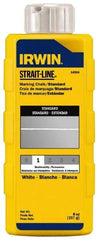 Irwin - 8 Container Chalk Refill - White - USA Tool & Supply