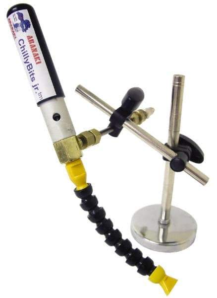 Abanaki - Cold Air Coolant System - 3/8" Hose Inside Diam, Includes Air Line Filter, Air Line Hose, Magnetic Base Assembly - USA Tool & Supply