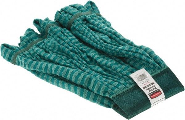 Rubbermaid - Green Head Band, Medium Microfiber Mop Pad - USA Tool & Supply