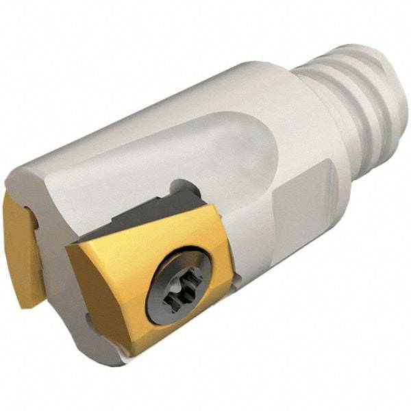 Iscar - 1/2" Cut Diam, 0.197" Max Depth of Cut, 0.63" OAL, Indexable Square Shoulder End Mill - T290 LN.T 0502 Inserts, T08 Modular Connection, 90° Lead Angle, Series SumoMill - USA Tool & Supply
