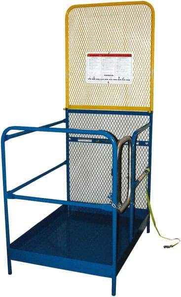 Vestil - 89" Platform - Forklift Work Platform, 1,000 Lb Capacity, 89-5/8" Platform Height, 36" Base Width x 48" Base Depth - USA Tool & Supply