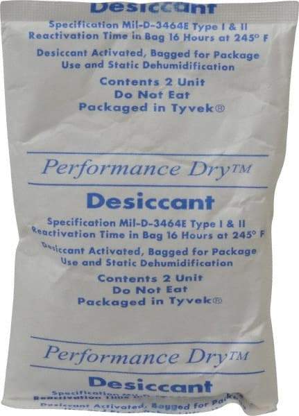 Made in USA - 2 Ounce Desiccant Packet - Silica Gel - USA Tool & Supply