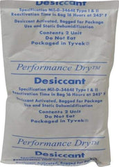 Made in USA - 2 Ounce Desiccant Packet - Silica Gel - USA Tool & Supply