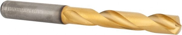 Kennametal - 7/16" 140° Solid Carbide Jobber Drill - USA Tool & Supply