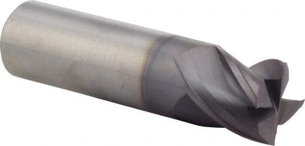 M.A. Ford - 5/8", 5/8" LOC, 5/8" Shank Diam, 3" OAL, 4 Flute, Solid Carbide Square End Mill - Single End, ALtima Finish, 35/38° Helix, Centercutting, Right Hand Cut, Right Hand Flute, Series 177 - USA Tool & Supply