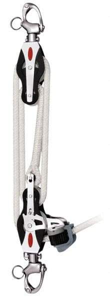 Ronstan - 830 Lb Lifting Capacity, 7-1/2' Lift Height, Block & Tackle Hoist - Made from Rope - USA Tool & Supply