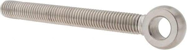 Gibraltar - 5/8-11, External Male Thread, Stainless Steel, Eye Hole Head, Rod End - Uncoated, 5/8" Shank Diam, 6" Hole Center to End, Grade 304, 5-1/4" Thread Length - USA Tool & Supply
