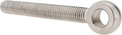 Gibraltar - 3/4-10, External Male Thread, Stainless Steel, Eye Hole Head, Rod End - Uncoated, 3/4" Shank Diam, 6" Hole Center to End, Grade 304, 5-1/8" Thread Length - USA Tool & Supply