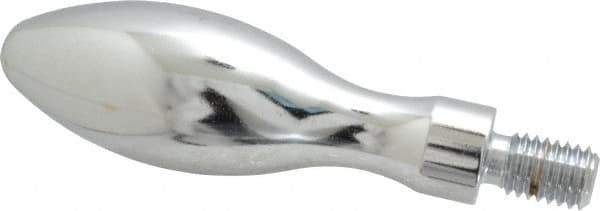 Gibraltar - 1/2-13 Threaded Stem, Fixed Handwheel & Machine Handle - Carbon Steel Bulb Shape Handle, 13/16" Long Carbon Steel Stem, 3-3/4" Handle Length, 4-9/16" OAL - USA Tool & Supply