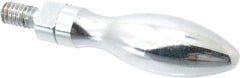 Gibraltar - 1/4-20 Threaded Stem, Revolving Handwheel & Machine Handle - Carbon Steel Bulb Shape Handle, 1/2" Long Carbon Steel Stem, 2-1/4" Handle Length, 2-3/4" OAL - USA Tool & Supply